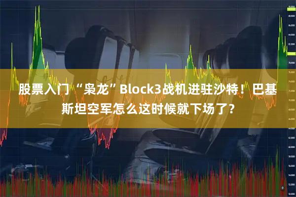 股票入门 “枭龙”Block3战机进驻沙特！巴基斯坦空军怎么这时候就下场了？